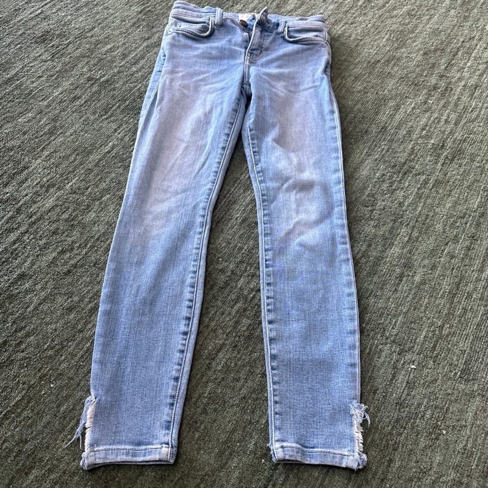 Current Elliott 24 stretch denim cropped jean